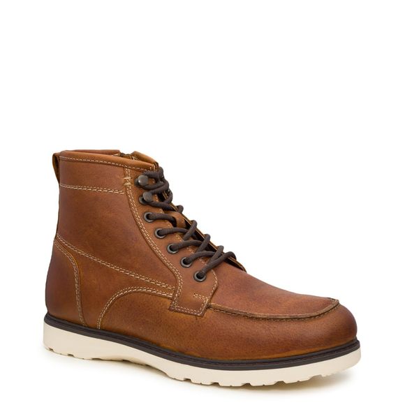 Crown Vintage Men's Simcha Wide Width Boot in Tan Leather Wide Size 9.5 - Picture 1 of 1